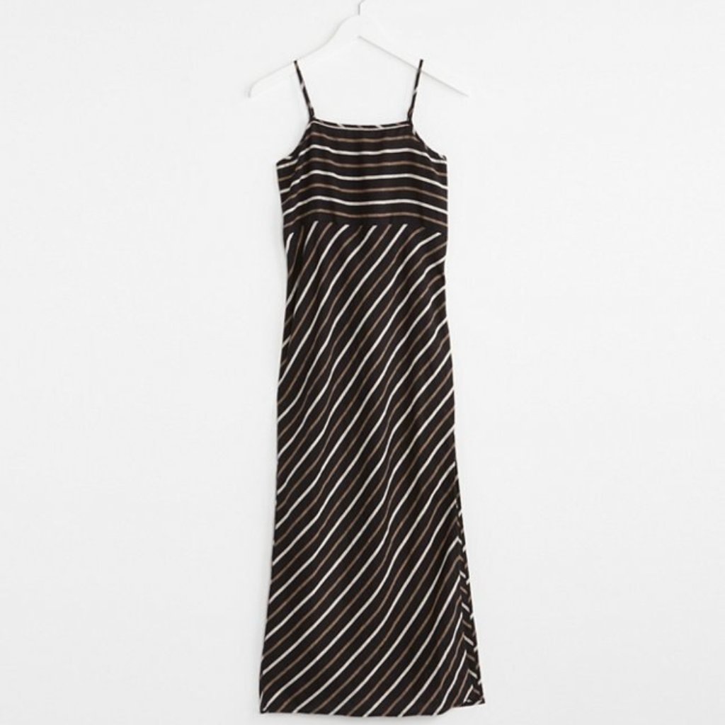 Lou & Grey 100% Linen Spaghetti Strap Maxi Dress